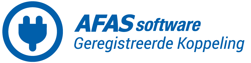 AFAS software Geregisteerde Koppeling logo