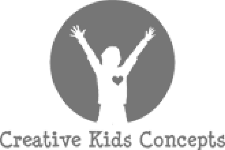 Logo creative kids concept