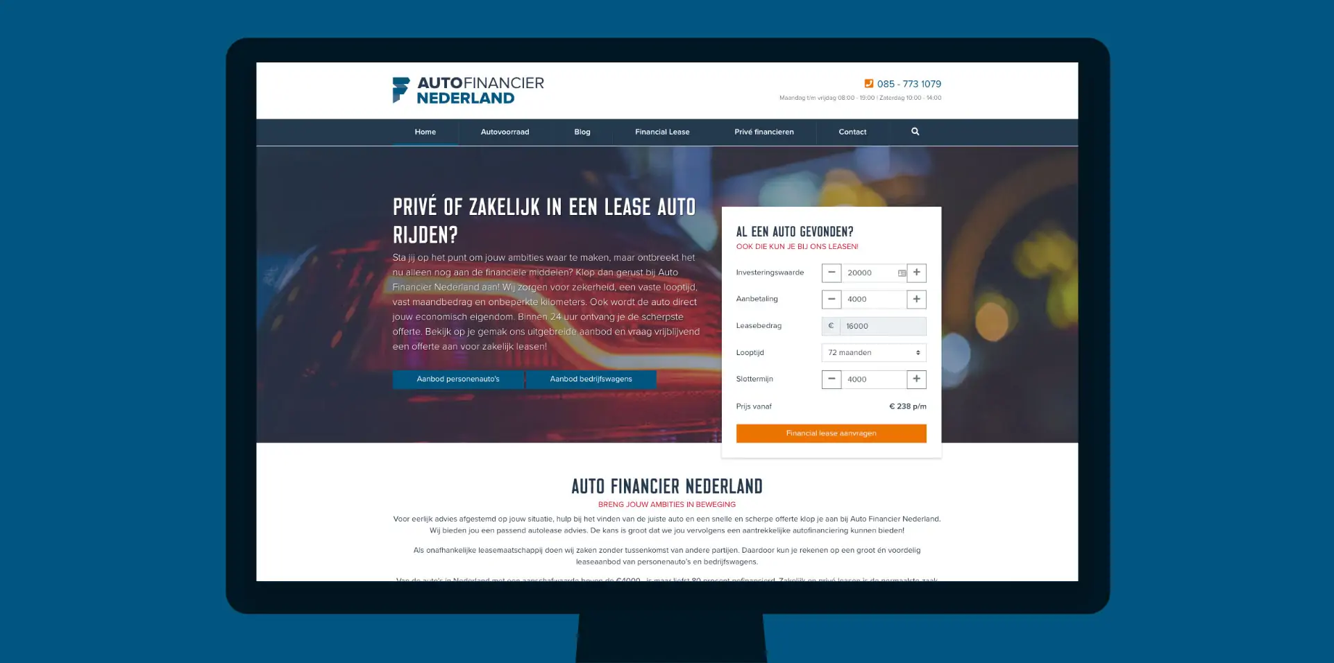 Autofinancier Website