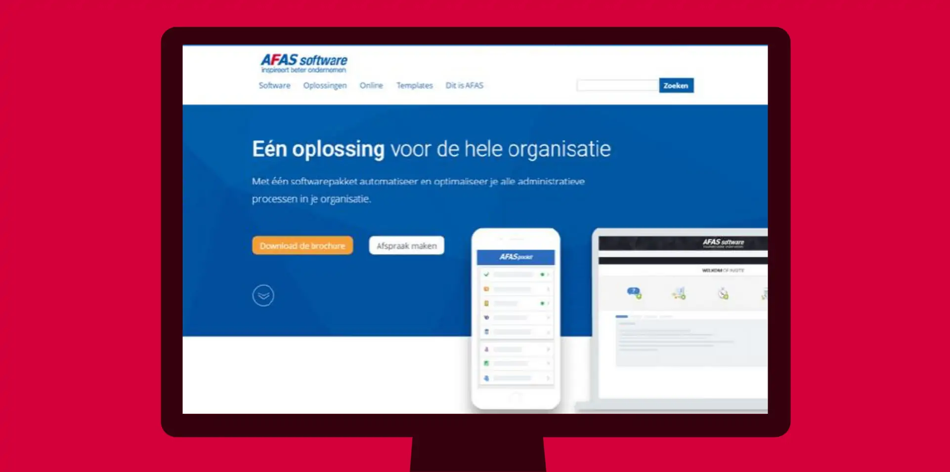 AFAS software website